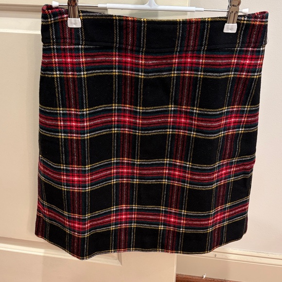 J. Crew Tartan Plaid Wool-Blend A-line Mini Skirt/NWT/6 - Picture 13 of 14